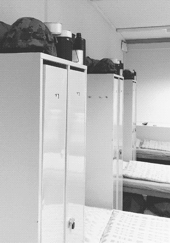 Une chambre en caserne