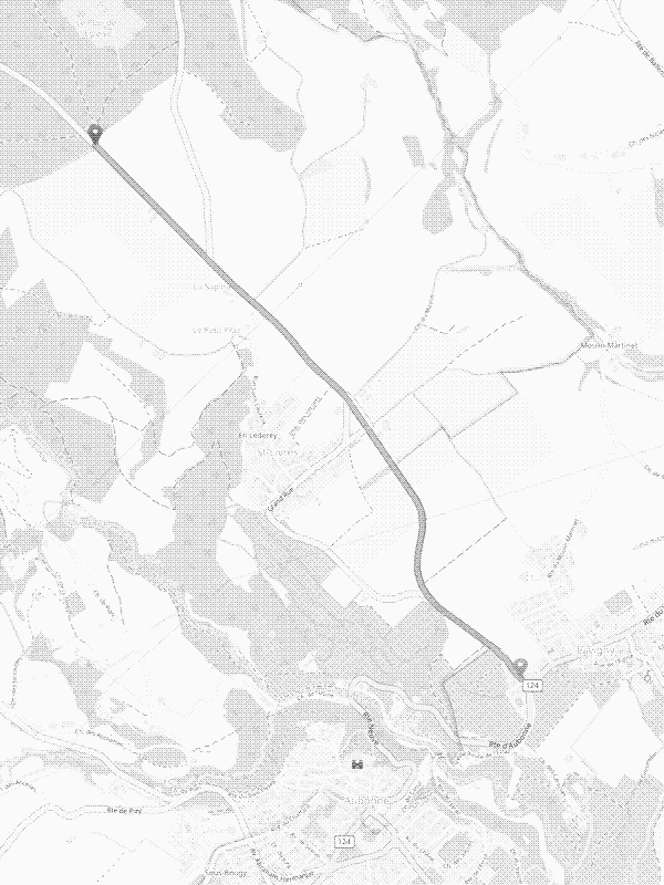 carte avec l&rsquo;itinéraire